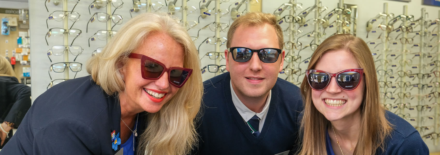 Helen and team sunglasses